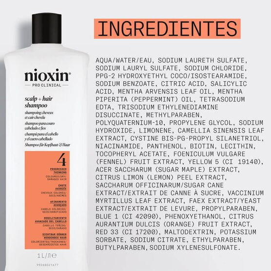 VOLUME & THINNING SISTEMA 4 SHAMPOO - 1L